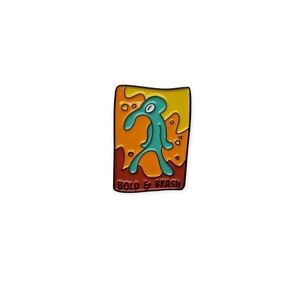 Spongebob SquarePants Squidward Bold & Brash Painting Pin/Brooch